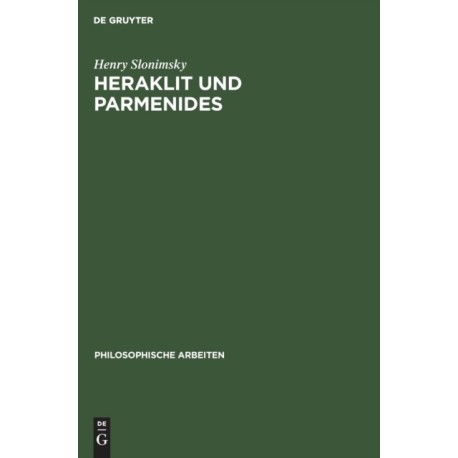 Heraklit Und Parmenides