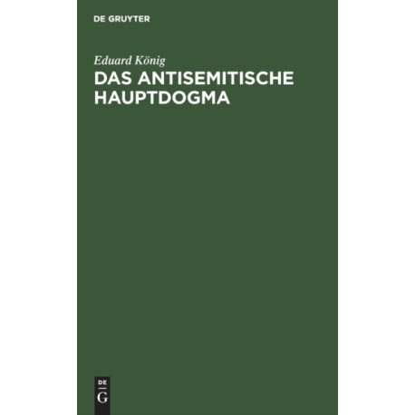 Das Antisemitische Hauptdogma