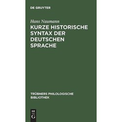 Kurze historische Syntax der deutschen Sprache