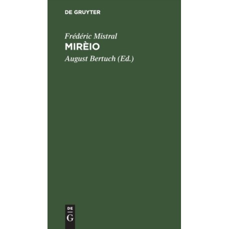 Mireio: Provencalische Dichtung