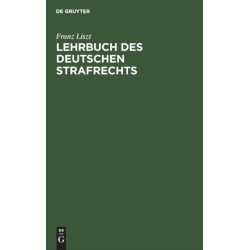 Lehrbuch des deutschen Strafrechts
