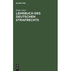 Lehrbuch des deutschen Strafrechts