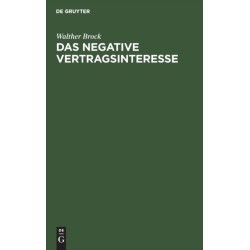 Das negative Vertragsinteresse