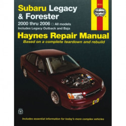 Subaru Legacy & Forester covering Legacy (2000-2009) & Forester (2000-2008), inc. Legacy Outback & Baja Haynes Repair Manual (USA)
