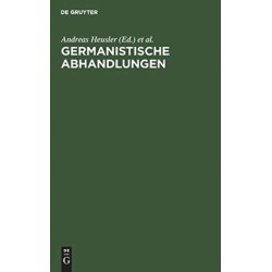 Germanistische Abhandlungen