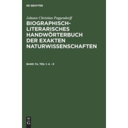A - E, Lieferung 1