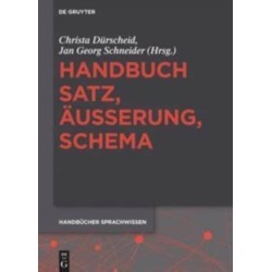 Handbuch Satz, Außerung, Schema