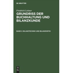 Bilanztechnik Und Bilanzkritik