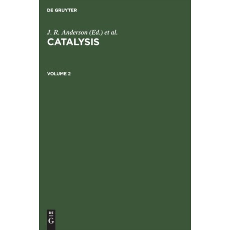 Catalysis. Volume 2