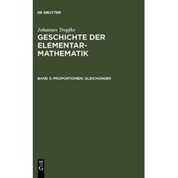 Proportionen, Gleichungen