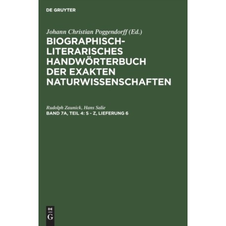S - Z, Lieferung 6