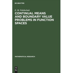Continual Means and Boundary Value Problems in Function Spaces