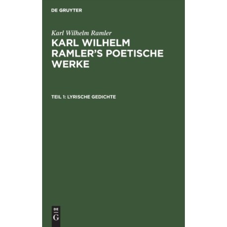 Lyrische Gedichte