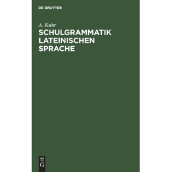 Schulgrammatik Lateinischen Sprache