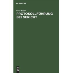 Protokollfuhrung Bei Gericht