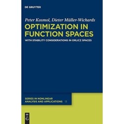 Optimization in Function Spaces: With Stability Considerations in Orlicz Spaces