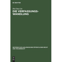 Die Verfassungswandlung