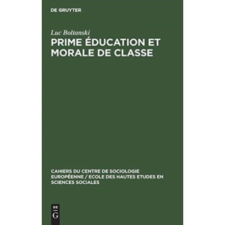 Prime education et morale de classe