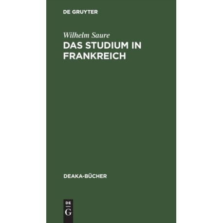 Das Studium in Frankreich
