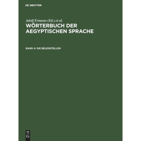 Die Belegstellen