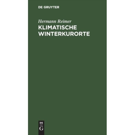 Klimatische Winterkurorte
