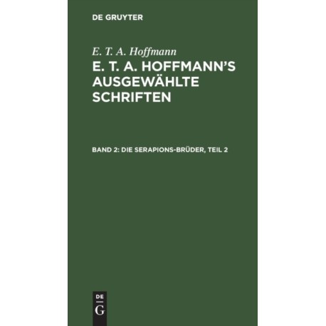 Die Serapions-Bruder, Teil 2