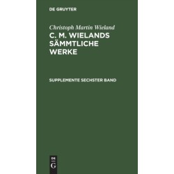 Supplemente Sechster Band