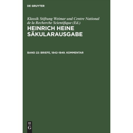Briefe, 1842-1849. Kommentar