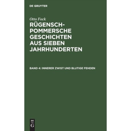 Innerer Zwist Und Blutige Fehden