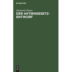 Der Aktiengesetz-Entwurf