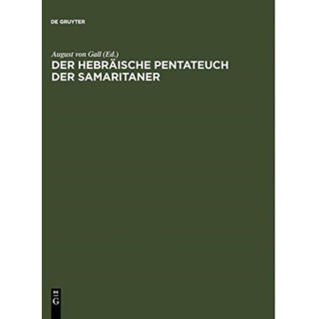 Der hebraische Pentateuch der Samaritaner