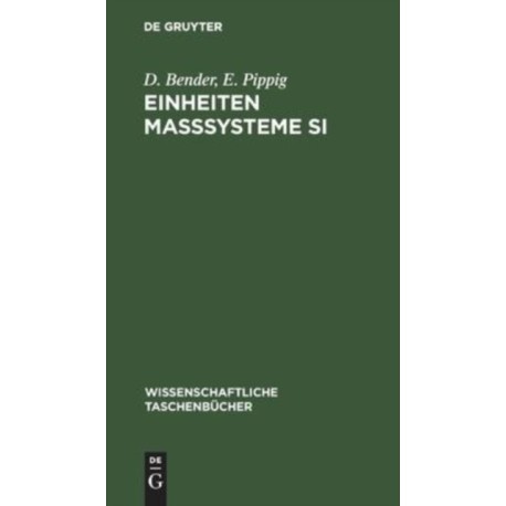 Einheiten Maßsysteme Si