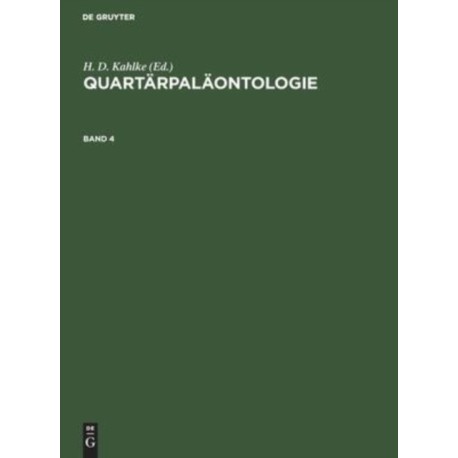 Quartarpalaontologie. Band 4