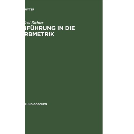 Einfuhrung in Die Farbmetrik