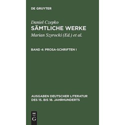 Prosa-Schriften I