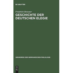 Geschichte der deutschen Elegie