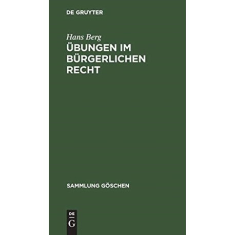 Ubungen im burgerlichen Recht
