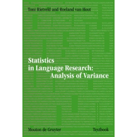 Statistics in Language Research: Analysis of Variance