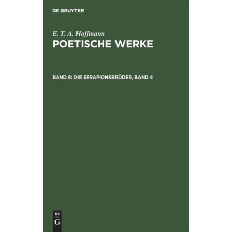 Die Serapionsbruder, Band 4