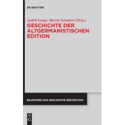 Geschichte der altgermanistischen Edition