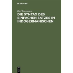 Die Syntax Des Einfachen Satzes Im Indogermanischen