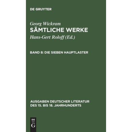 Die sieben Hauptlaster