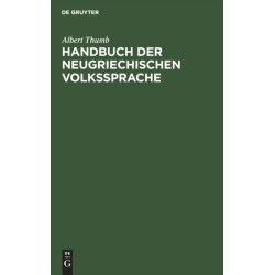 Handbuch der neugriechischen Volkssprache