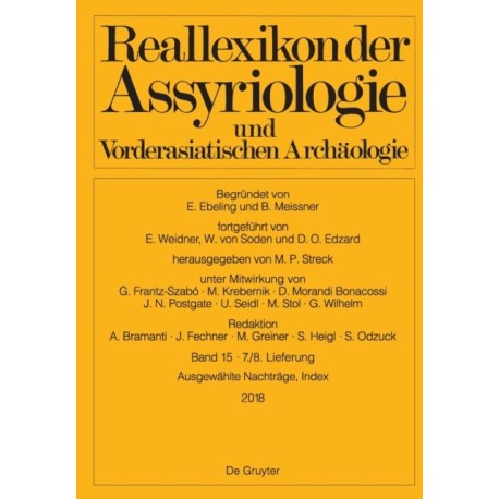 Ausgewahlte Nachtrage, Index