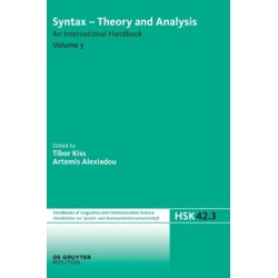 Syntax - Theory and Analysis. Volume 3