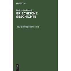 Beloch Griech Gesch 1 2 ND