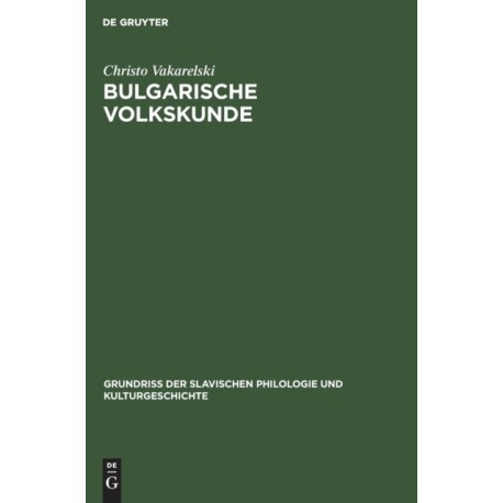 Bulgarische Volkskunde