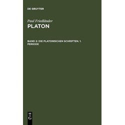 Die platonischen Schriften, 1. Periode