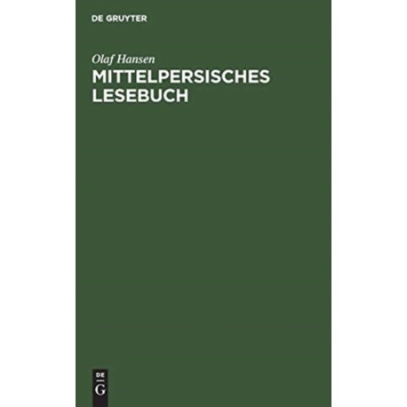 Mittelpersisches Lesebuch
