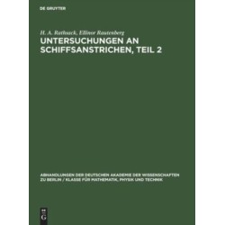Untersuchungen an Schiffsanstrichen, Teil 2